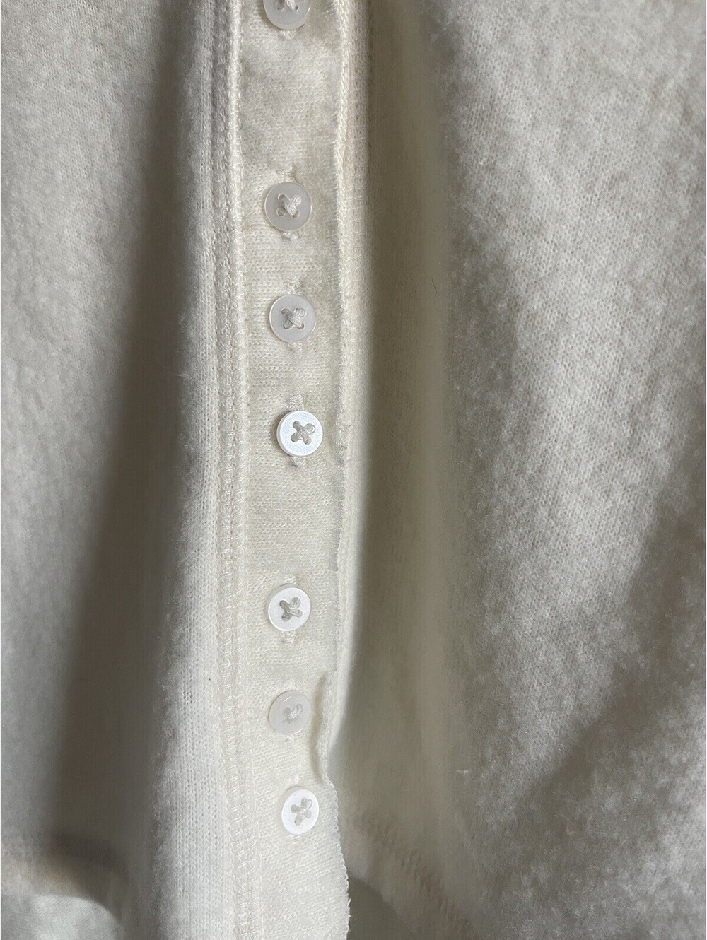 Urban Outfitters Out From Under Women XS Super Soft Ivory Sweater Button L/S NWT - Picture 7 of 15